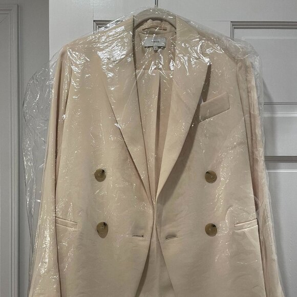 Vince Double-breasted Crepe Blazer (Size 0) - Picture 6 of 7